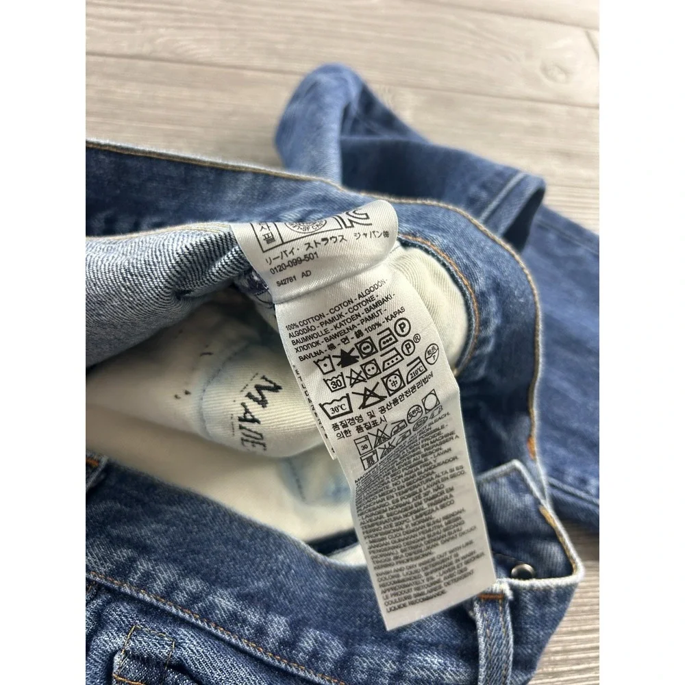 Levi's Made & Crafted Shuttle Tapered Blue Jeans Mens 30 Dark Wash
